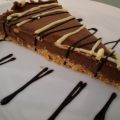 Tarta de galleta y chocolate negro