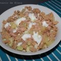 Ensalada de tofu y piña