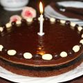 Tarta de café y chocolate