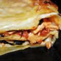 Lasaña de salmón con espinacas