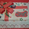 TARTA DE ESTRELLAS ARCOIRIS
