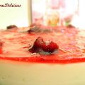 Tarta de Queso Crema y Mermelada de Cerezas