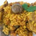ARROZ CON CONEJO Y CARACOLES