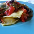 PASTA CON JAMON Y HORTALIZAS