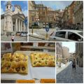 Una focaccia en los callejones de Genova