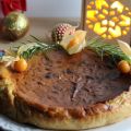 Tarta de queso y turrón