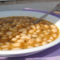 judías blancas con hierbabuena