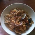 Fideos con almejas