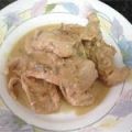 Filetes de pollo al roquefort