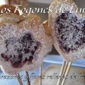GALLETAS CON CORAZÓN DE MERMELADA