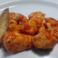 Rajo de pollo con tomate