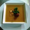CREMA DE JAMÓN IBÉRICO CON PAN FRITO