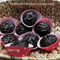 Muffins de Chocolate y Orange Curd