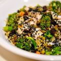 Ensalada de quinoa y lenguado