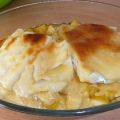 Bacalao confitado con manzana y muselina de miel