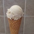 Helado de vainilla
