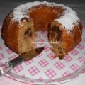 Bizcocho de vainilla con ganaché de chocolate