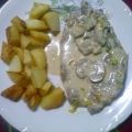 CHULETAS DE AGUJA CON SALSA DE CHAMPIÑON Y[...]