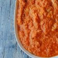 Tomate revuelto con huevo