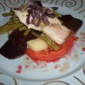 PEZ ESPADA CON JUDIAS Y REMOLACHA CON TOMATE EN[...]