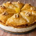 Baklava cheesecake - Baklava de queso