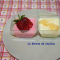 MOUSSE DE FRESAS Y DE PIÑA