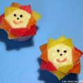 Cupcakes soles de primavera.