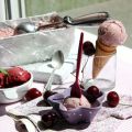 HELADO DE CEREZAS, YOGURT Y MASCARPONE