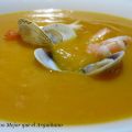 Sopa de Calabaza y Chirlas