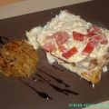 BACALAO  FRESCO CON SALSA DE CHAMPIÑONES