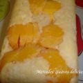 CAKE CON MELOCOTÓN