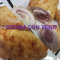 Rollitos de pechugas rellenos y empanados, en[...]