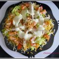 Ensalada de Pollo con Salsa de Miel