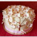 Tarta Fondant Flor de Almendro