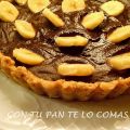 TARTA RÁPIDA DE CHOCOLATE Y PLÁTANO