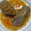 rollo de carne picada relleno de anchoas y[...]