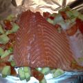 SALMÓN AL HORNO EN PAPILLOTE