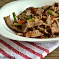Bistec de res a la mexicana