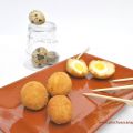HUEVOS DE CODORNIZ CON BECHAMEL