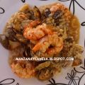 ARROZ CON ALMEJAS, CALAMAR Y GAMBONES CON TOQUE[...]
