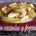 Patatas asadas con salsa de Torta del Casar