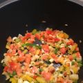 Arroz con verduras, las que me quedaban en la[...]