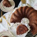 Bizcocho de claras con cacao