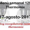 Menú semanal 129  con thermomix