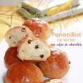 Panecillos de leche con chips de chocolate