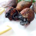 Croquetas negras con gambitas