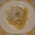 Spaguetti con Philadelphia (Thermomix)