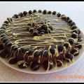 Tarta de chocolate y frutos rojos
