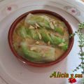 ROLLITOS DE COL RELLENOS AL CAVA