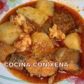 Suquet de rape con gambas y patatas en E y D